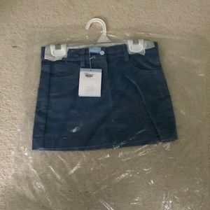 Bella Bliss Blue Thin Corduroy Skirt, Girls 7